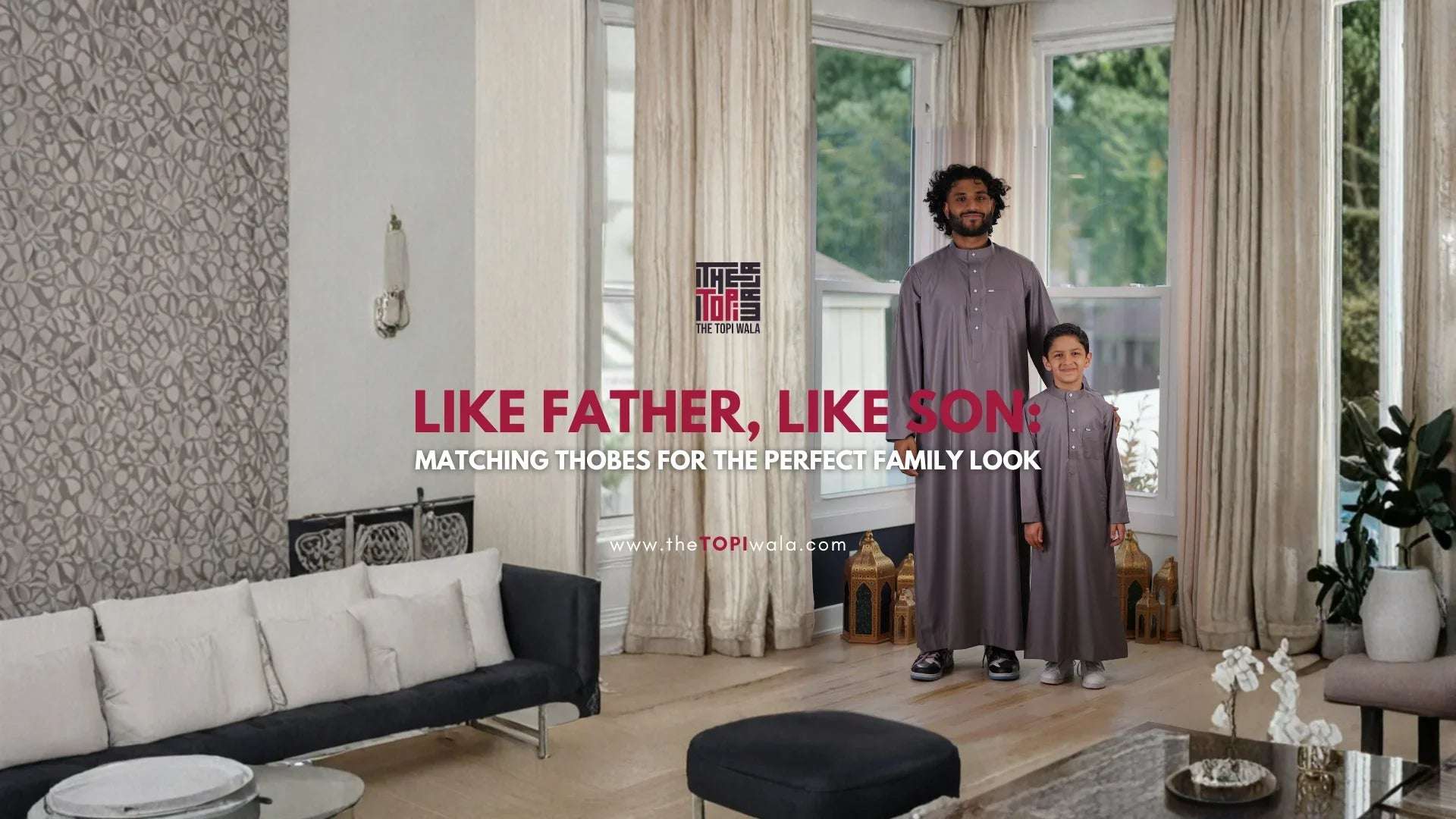 Like Father, Like Son: Matching Thobes for the Perfect Family Look