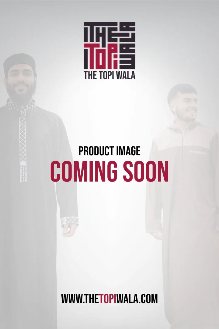 Men's White Hooded Thobe with sporty hood — product photo coming soon