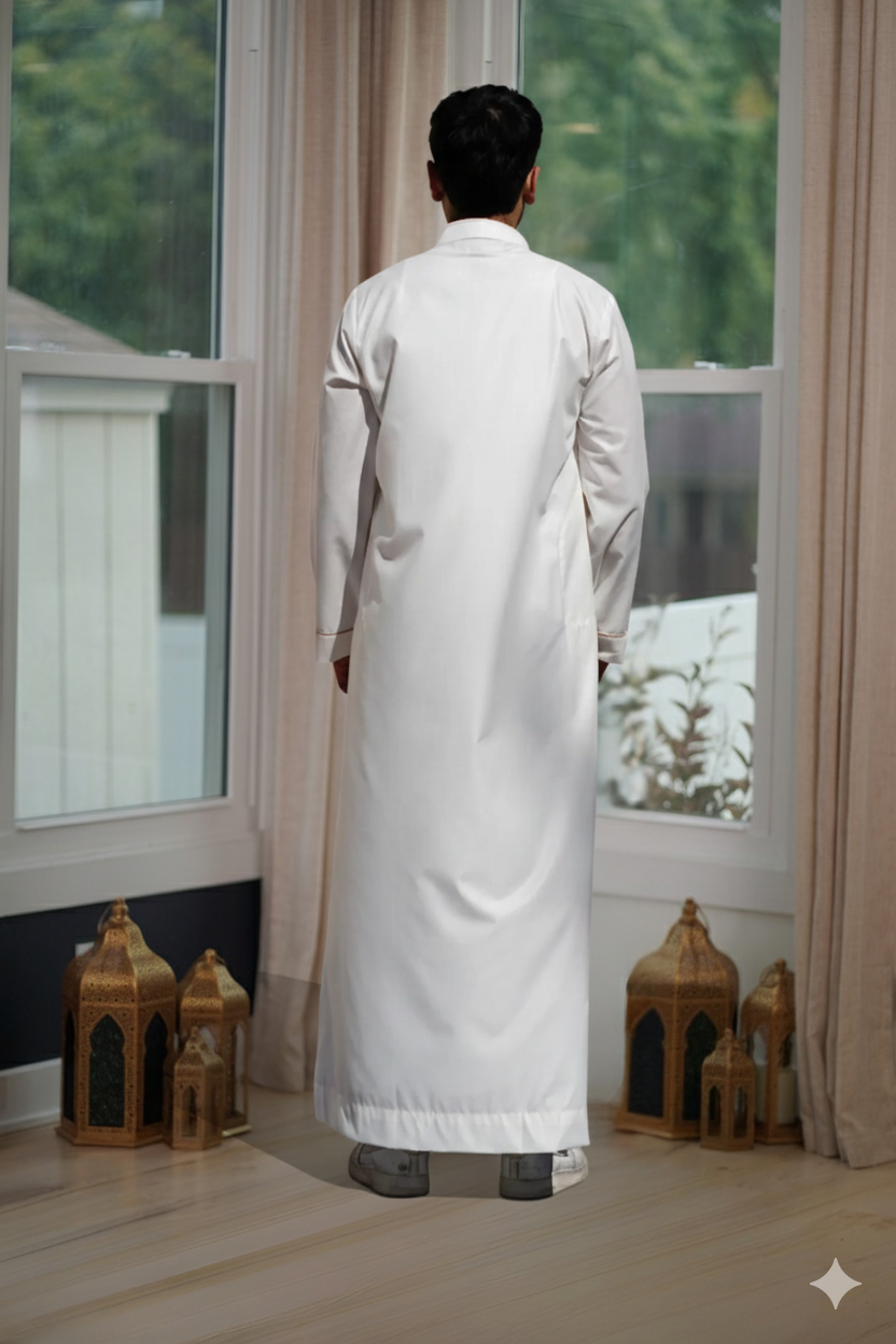 Close-up of the long sleeve cuff detail, reinforcing exclusive design and high-quality construction.