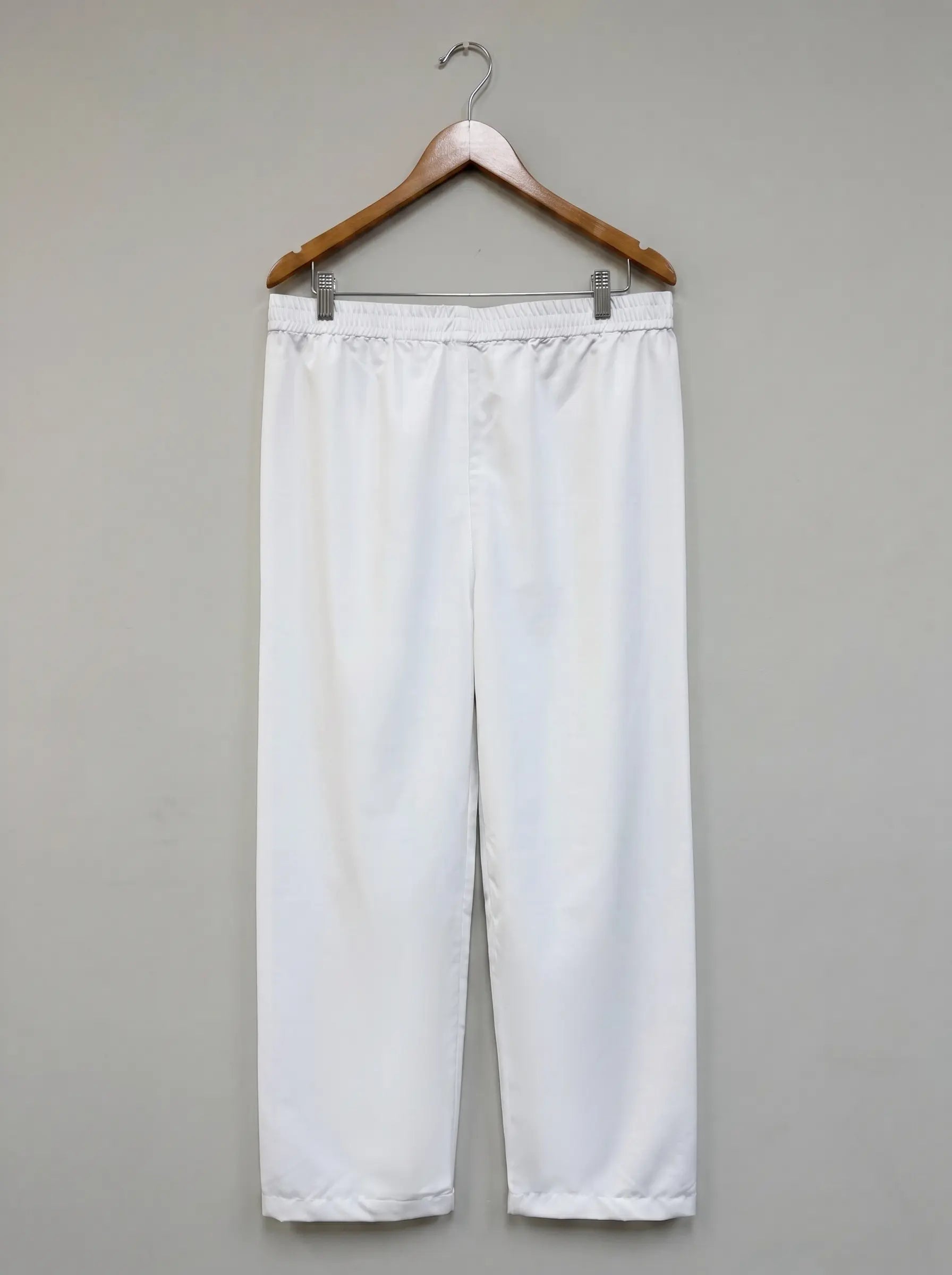 Premium White Tailored Thobe Trouser