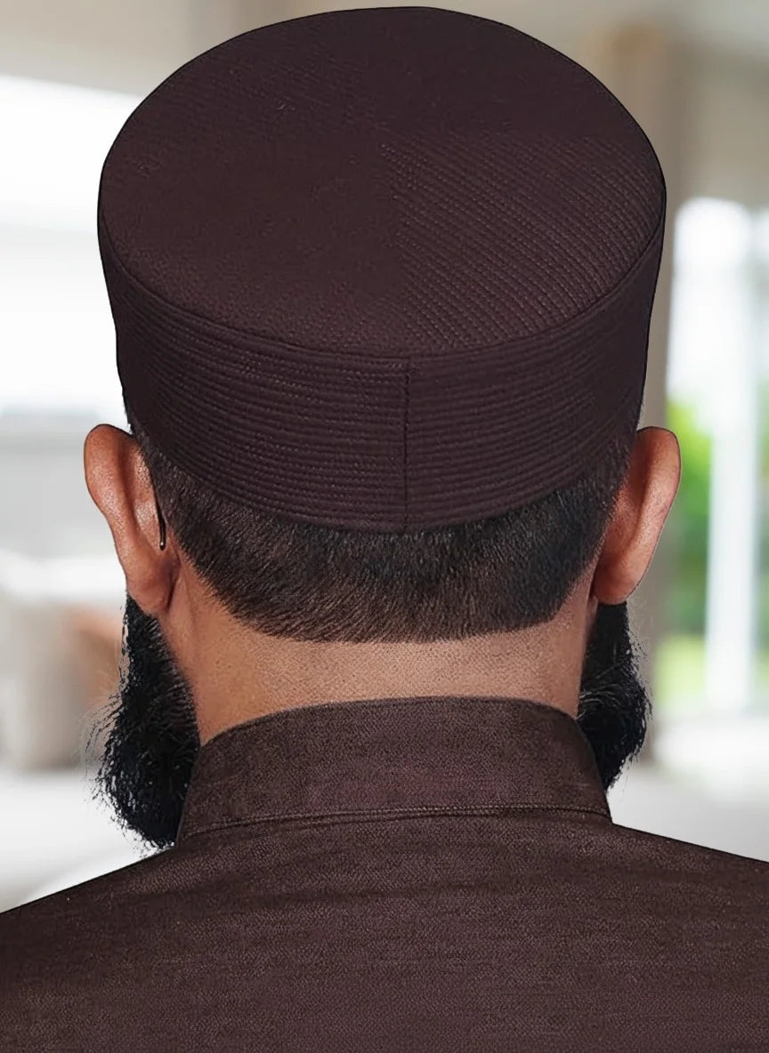 Top-down view of the Barakah Kufi highlighting the circular construction and symmetry