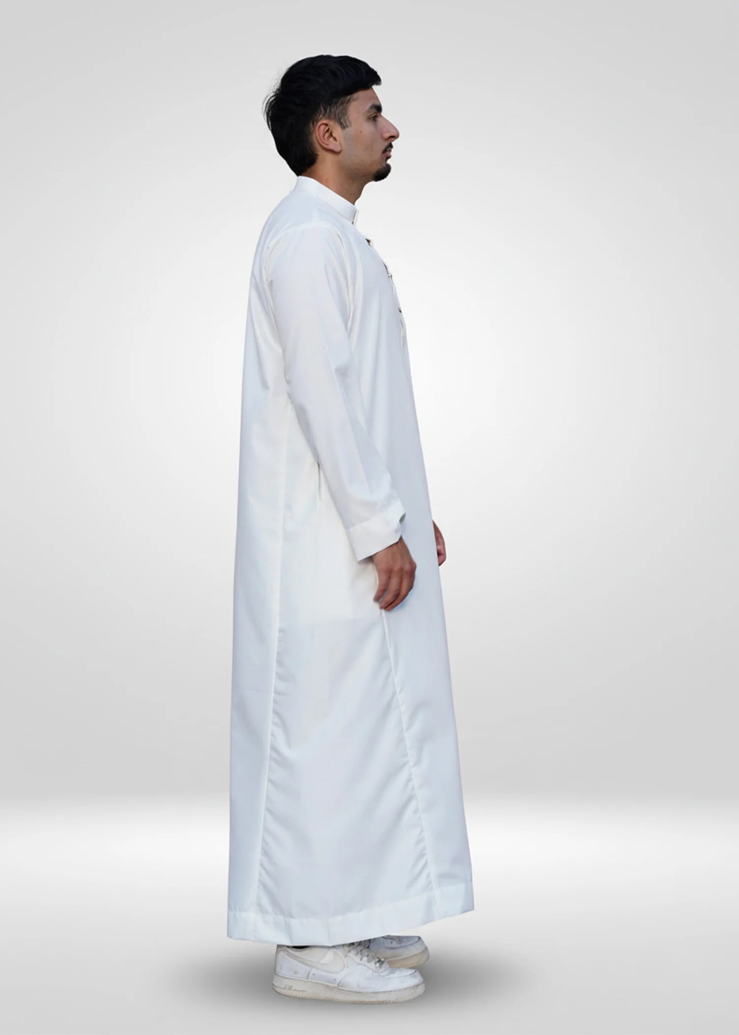 Plain Cream Adult Thobe for Men