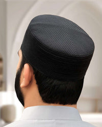 Men's Barakah Kufi – Structured Prayer Cap