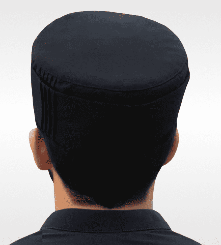 Classic Islamic kufi cap, front view