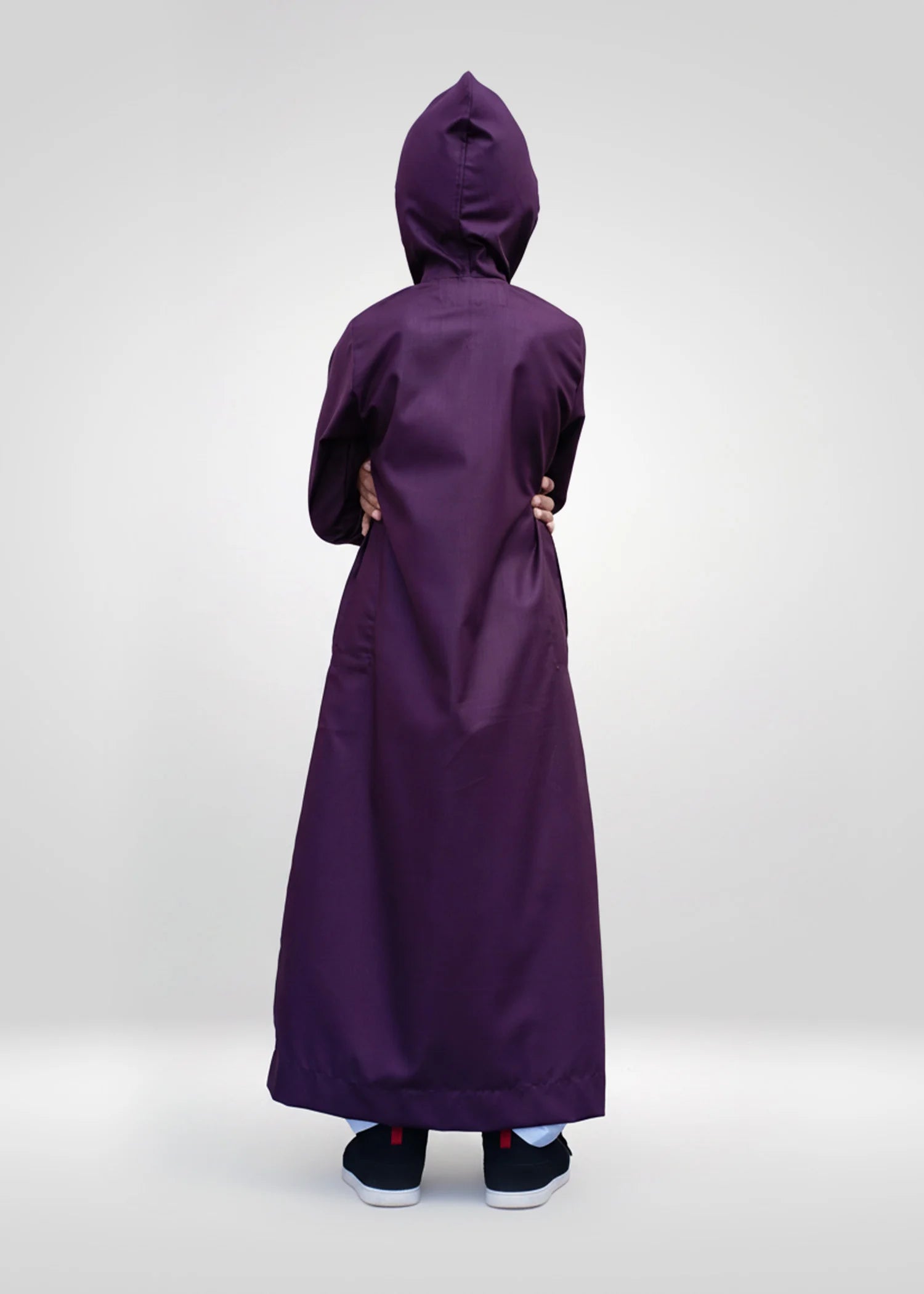 Maroon Hoodie Kids Thobe