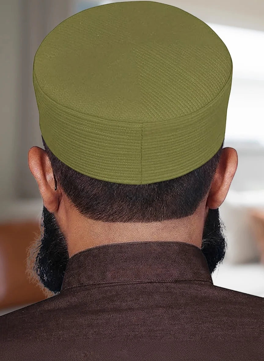 Flat lay image of the Barakah Kufi showing the variety of colors available