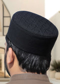 Men's Chevron Quilted Kufi – Structured Prayer Cap